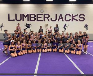 Image post by @sfa_cheer_ on Instagram