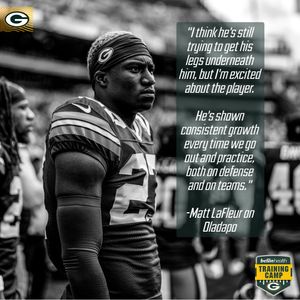 Image post by @packers on Twitter/X