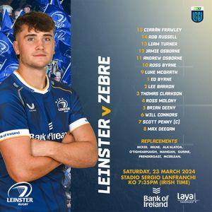 Image post by @leinsterrugby on Instagram