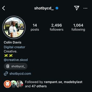 Image post by @andylinfilms on Instagram