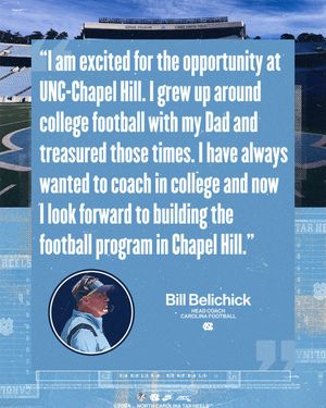 Image post by @UNCFootball on Twitter/X