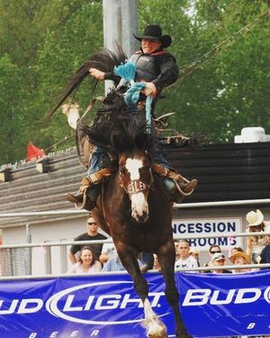 Image post by @cloverdalerodeo on Instagram