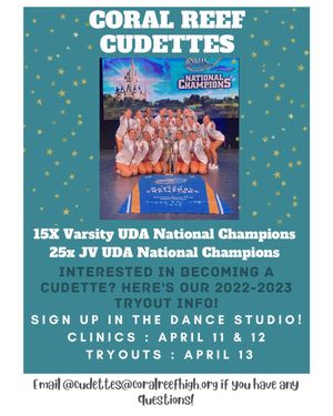 Image post by @varsitycudettes on Instagram
