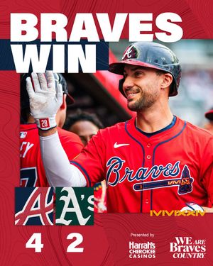 Image post by @Braves on Twitter/X