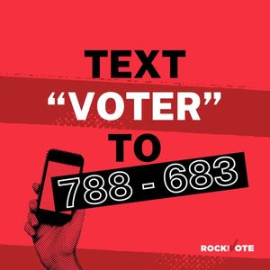Image post by @rockthevote on Instagram