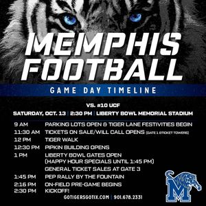 Image post by @memphisfootball on Instagram