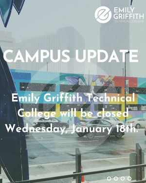 Image post by @emilygriffithtechnicalcollege on Instagram