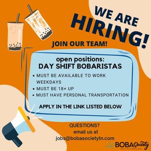 Image post by @bobasocietytn on Instagram