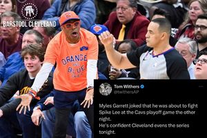 Image post by @clevelandbarstool on Instagram