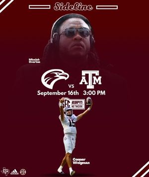 Image post by @aggiessideline on Instagram