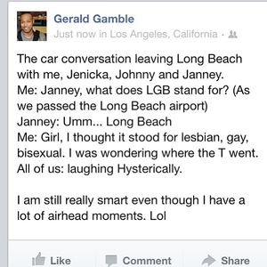 Image post by @geraldgamble on Instagram
