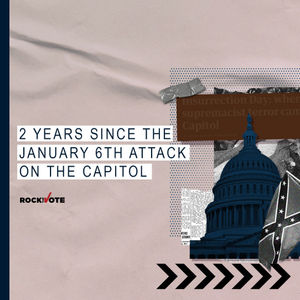 Image post by @rockthevote on Instagram