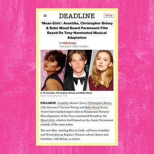 Image post by @meangirlsmusical on Instagram