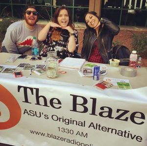 Image post by @blazeradioasu on Facebook