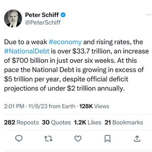 Image post by @peterschiff on Instagram