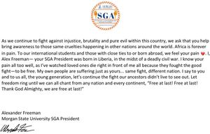 Image post by @morganstatesga on Instagram