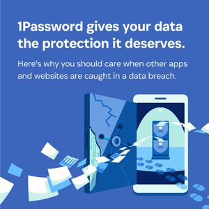 Image post by @1password on Instagram