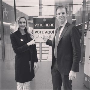 Image post by @laraleatrump on Instagram