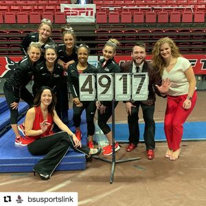 Image post by @ballstategym on Instagram