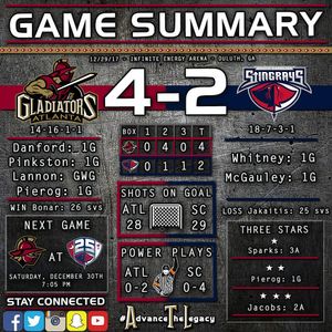 Image post by @atlgladiators on Instagram