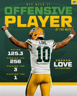 Image post by @packers on Twitter/X