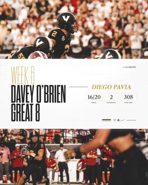 Image post by @VandyFootball on Twitter/X