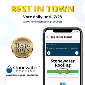 Image post by @stonewaterroofing on Instagram