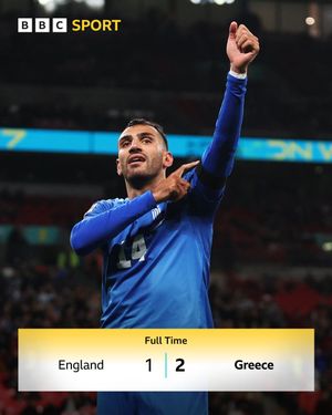 Image post by @BBCSport on Twitter/X