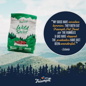 Image post by @triumphpetfood on Instagram