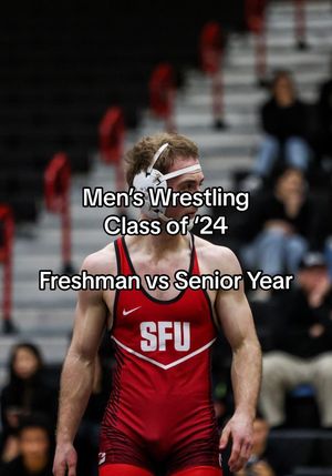 Image post by @sfu_athletics on TikTok