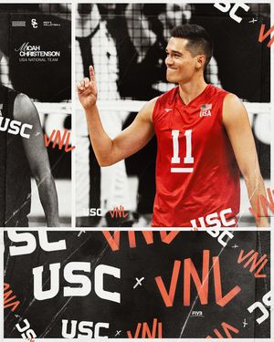Image post by @uscmensvolley on Instagram