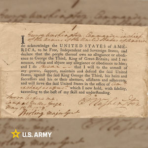 Image post by @USArmy on Twitter/X