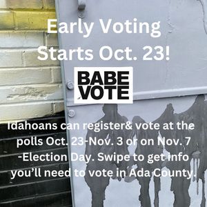 Image post by @babevote on Instagram