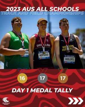 Image post by @qldathletics on Instagram