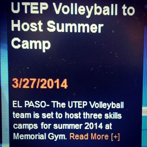 Image post by @utepvb on Instagram