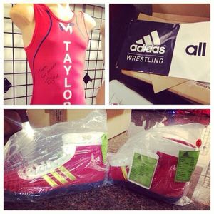 Image post by @adidaswrestling on Instagram