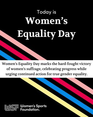 Image post by @womenssportsfoundation on Instagram