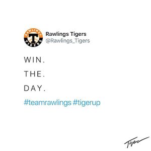 Image post by @rawlingstigers on Instagram