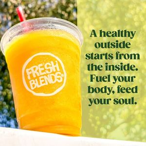 Image post by @drinkfreshblends on Facebook