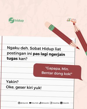 Image post by @hidupmedia on Instagram