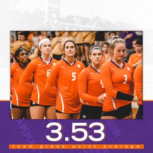 Image post by @clemsonvb on Instagram