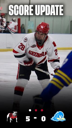 Image post by @UGAHockey on Twitter/X