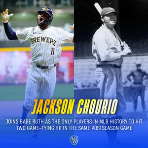 Image post by @Brewers on Twitter/X