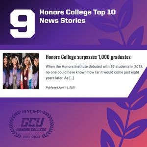 Image post by @gcuhonors on Instagram