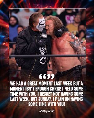 Image post by @AEW on Twitter/X