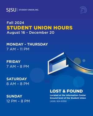 Image post by @studentunionsjsu on Instagram