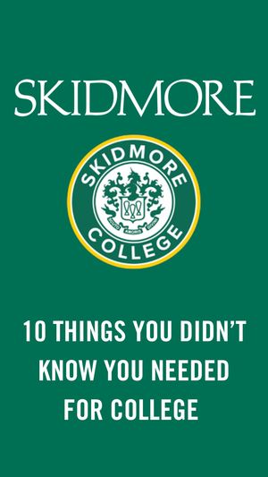 Video post by @skidmorecollege on TikTok