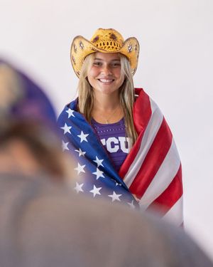 Image post by @TCUTrackField on Twitter/X