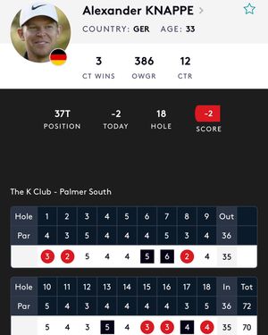 Image post by @alexknappegolf on Instagram