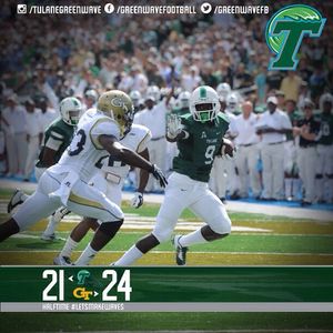 Image post by @tulanegreenwave on Instagram